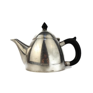 Vintage Silver Plated Teapot, Silver Plated Coffee Pot image 1