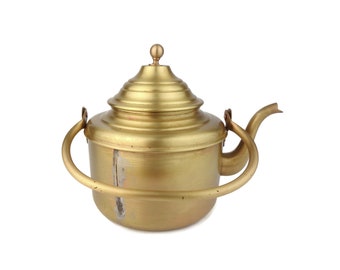 Antique Brass Teapot