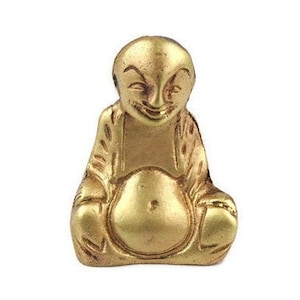 Antique Brass Buddha Statue, Buddha Altar