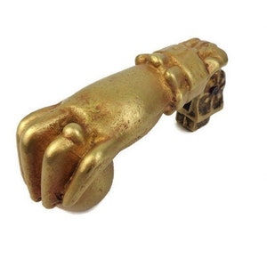 Antique Brass Door Knocker, Solid Brass Door Knocker