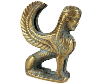 Ägyptische Sphinx Bronze Statue