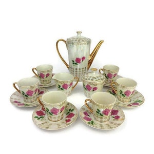 Vintage Ceramic Tea Coffee Set