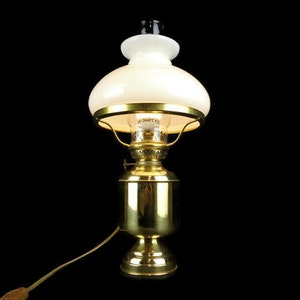 Antique Table Lamp, Vintage Brass Table Lamp,Mid Century Table Lamp