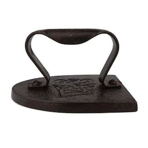 Antique French Clothes Iron, Metal Iron France