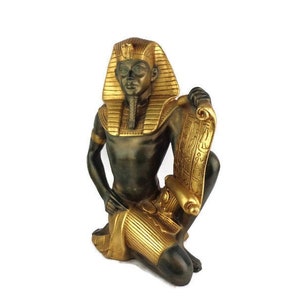 Large Tutankhamun Bust Statue