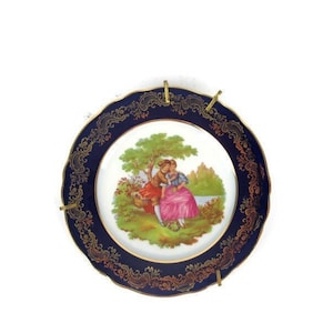 Limoges Porcelain Wall Plate, French Limoges Wall Plate