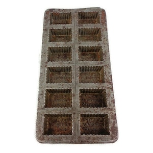 Vintage Chocolate Mold, French Chocolate Mold Plate, Chocolate Candy Mold