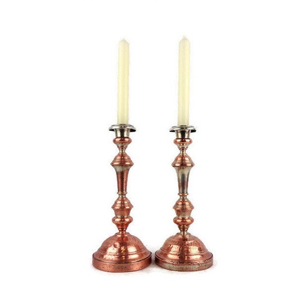 Copper Candle Holder Etsy