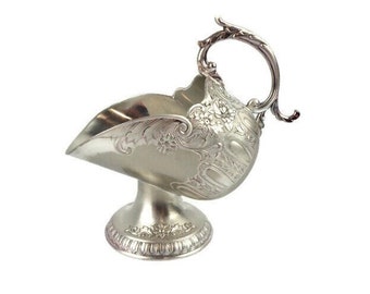 Silver Wine Bottle Holder, Antique Wine Bottle Stand