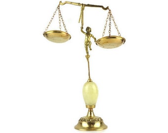 アンティーク　天秤　真鍮　大理石　装飾 クーポン対象外】 アンティーク 天秤 真鍮 大理石 装飾