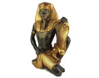 Large Tutankhamun Bust Statue