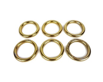 Anello da Dito con Disco 16mm in ottone di alta qualità in diverse finiture