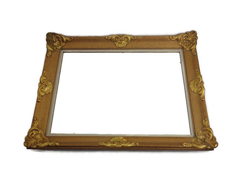 Antique Wall Mirror Large Wooden Mirror Wooden Wall Hanging Etsy