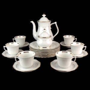 Vintage Porcelain Breakfast Set, Breakfast Dining Set Bavaria Germany