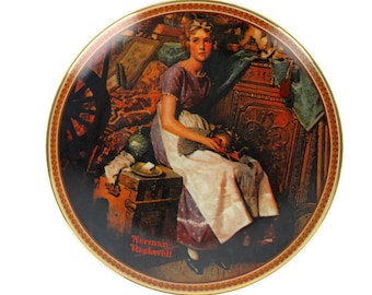 コレクターズアイテムのアメリカンポーセリンプレート、ノーマン