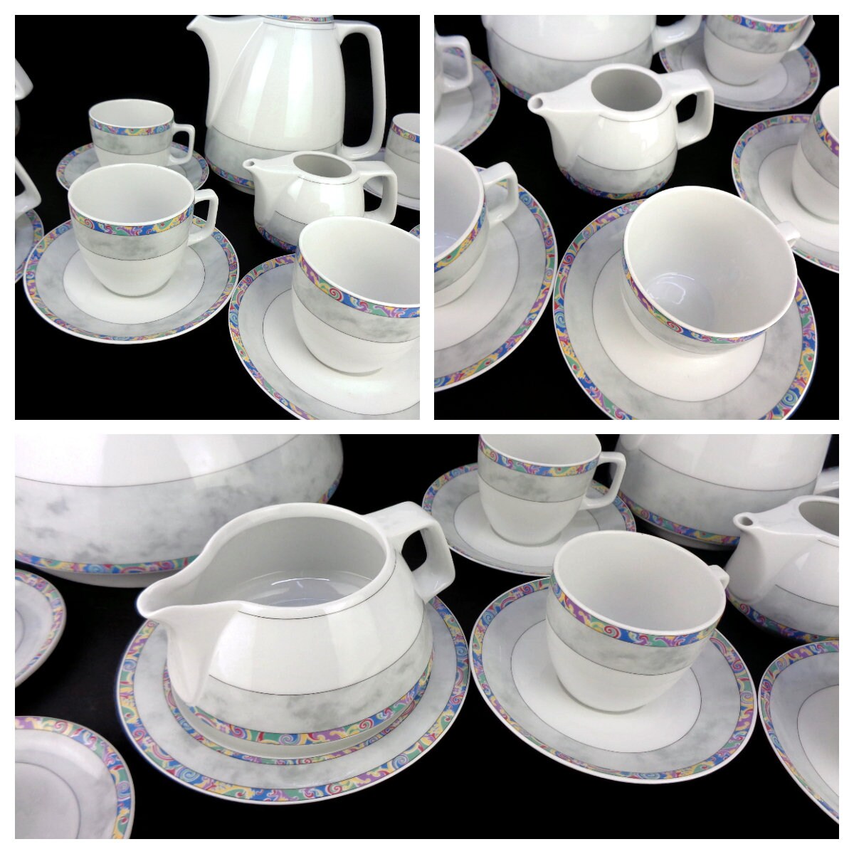 Vintage Porcelain Breakfast Set, Breakfast Dining Set Bavaria Germany ...