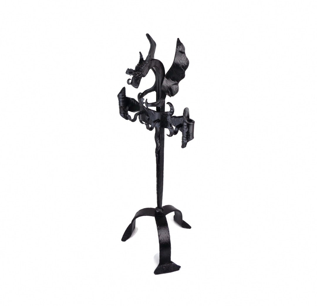 Antique Fireplace Holder Tools Set Fireplace Decor Dragon Etsy