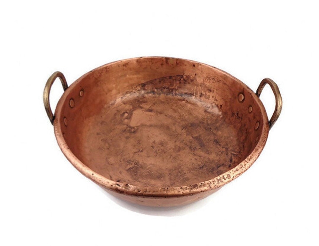 Antique Copper Jam Presserve Pot Old Copper Cooking Pot With Etsy