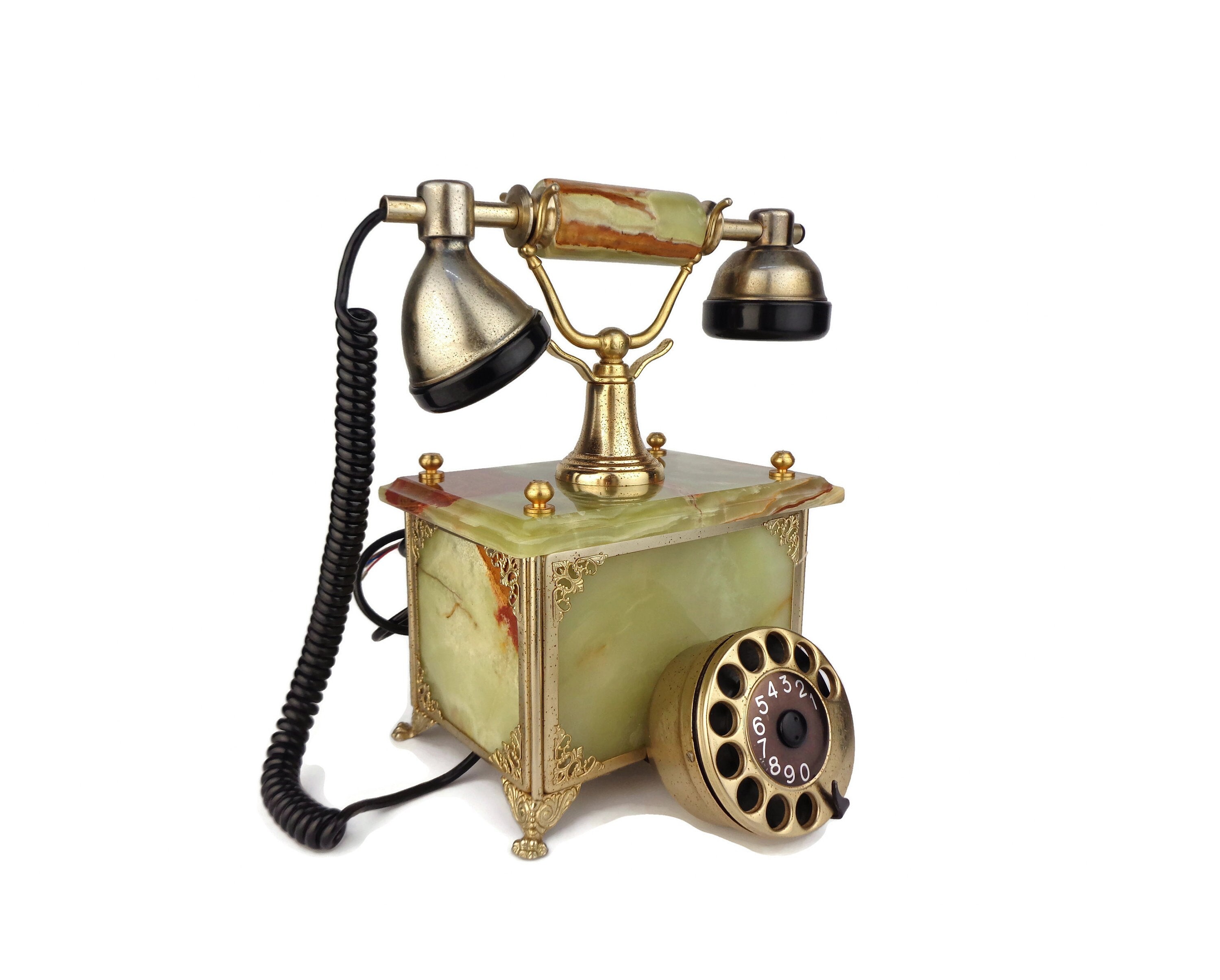 Teléfono vintage de ónix en venta en Pamono