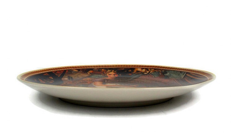 コレクターズアイテムのアメリカンポーセリンプレート、ノーマン