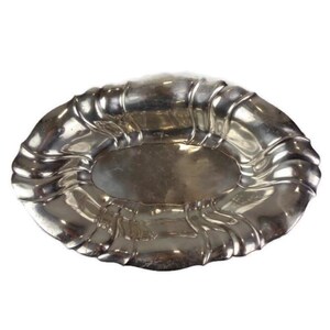 Vintage Silver Plated Oval Tray, Silver Plated Dining Tray