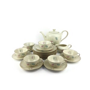 Vintage Porcelain Tea Coffee Set, Breakfast Dining Set Bavaria Germany ...