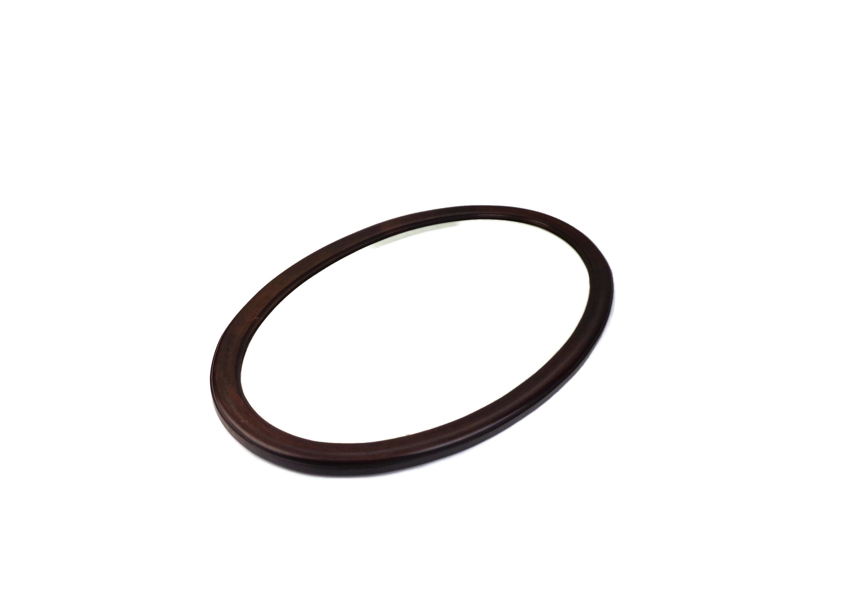 Antique Wall Mirror Large Oval Mirror Wall Hanging Wooden Etsy