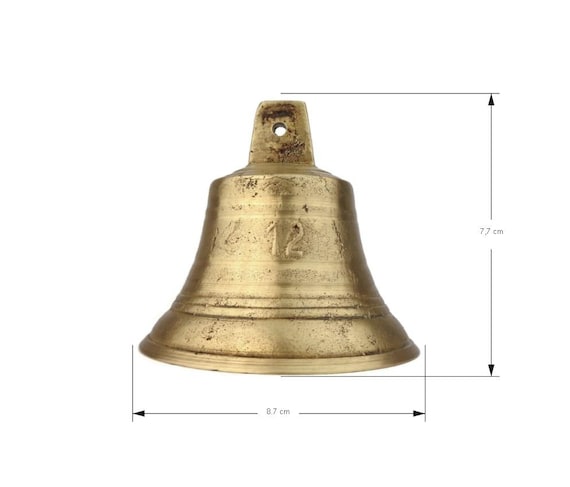 * vintage bell ❀ 燻しゴールドの 美しい ベル Vintage Bronze Bell, Classic Bronze Bell No 12 - Etsy