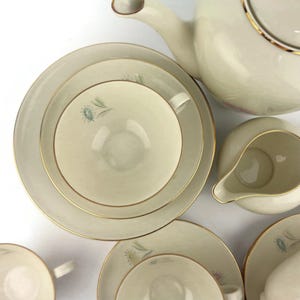Vintage Porcelain Tea Coffee Set, Breakfast Dining Set Bavaria Germany ...