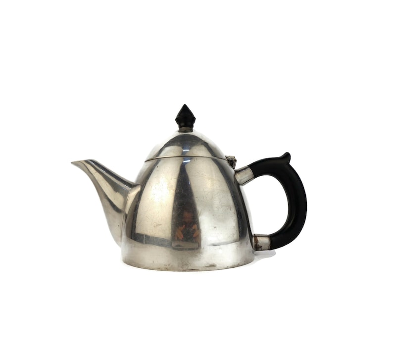 Vintage Silver Plated Teapot, Silver Plated Coffee Pot image 1
