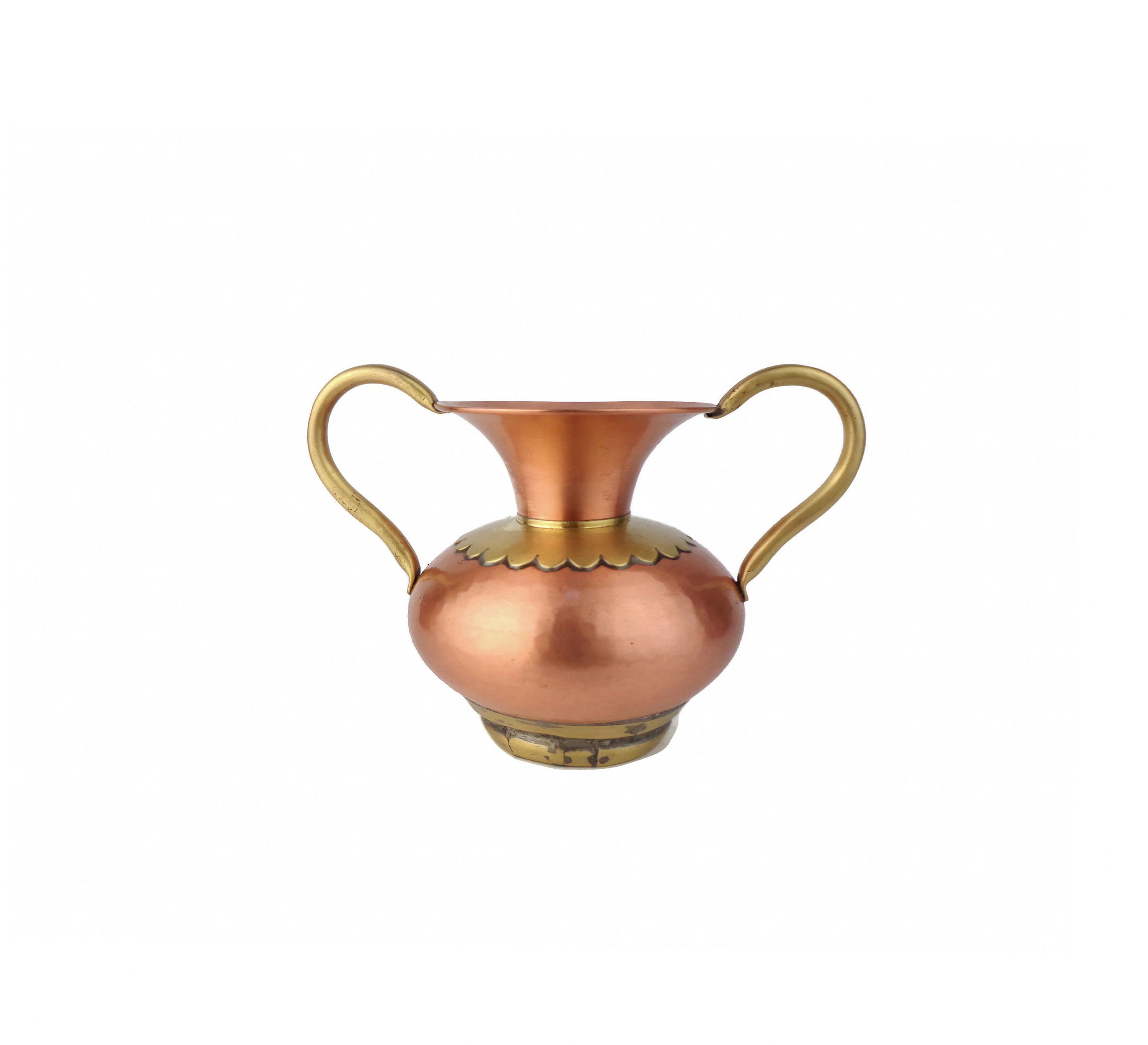 ヴィンテージ　銅製花器　フラワーバスケット　ベルギー製 イタリア製 陶製小物 陶花バスケット | 商品詳細 | 高島屋オンラインストア