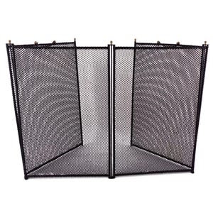 Iron Fireplace Screen France, Vintage Fire Screen 4 Sections