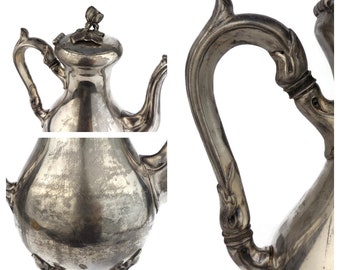 銀メッキティーポット - Etsy 日本