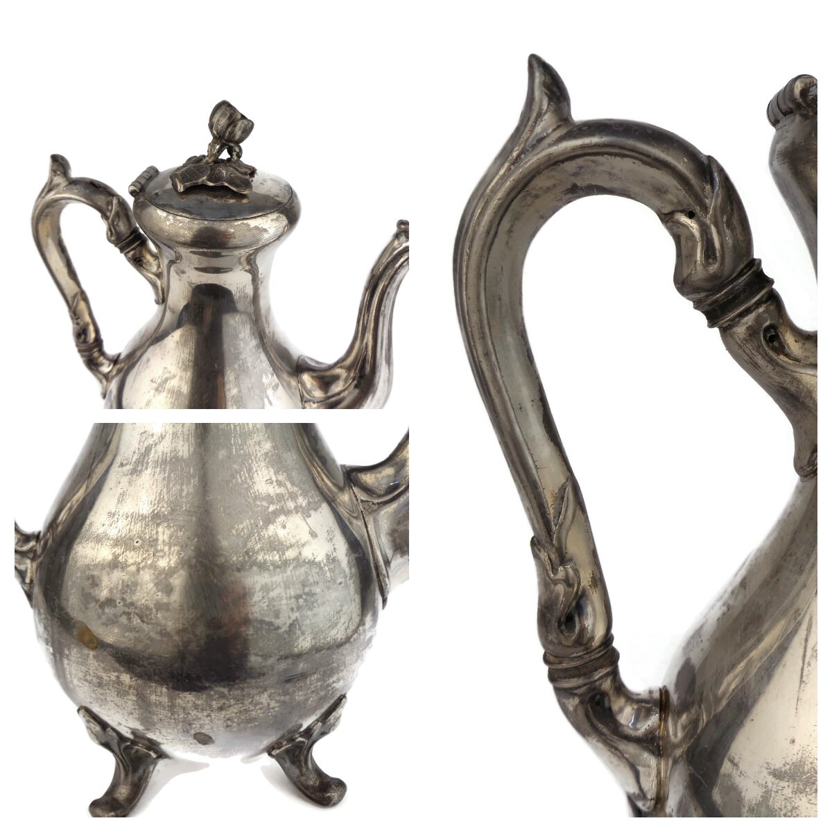 銀メッキティーポット - Etsy 日本