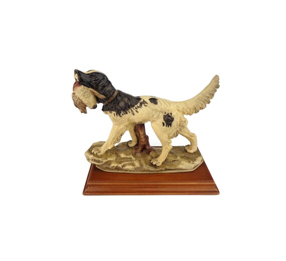 サンティーニ 狩猟犬セッター像 彫刻 イタリア - Etsy 日本