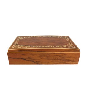 Caja de cartas de juego vintage