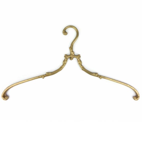 Antique Coat Hangers, Vintage Solid Brass Clothes Hanger - Etsy