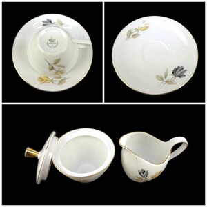 Bavarian Porcelain Coffee Tea Set, Vintage Porcelain Breakfast Set ...