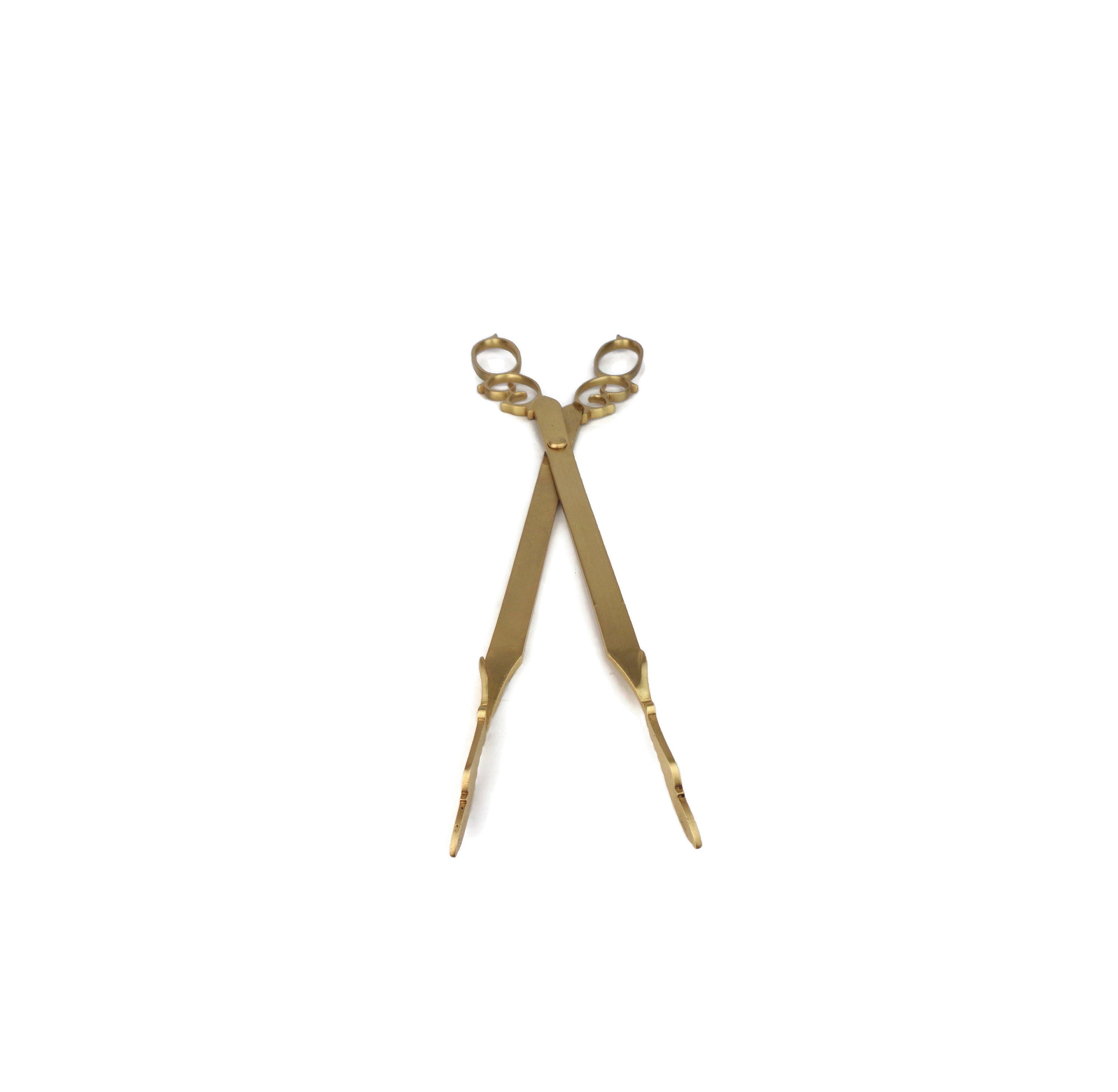 Antique Fireplace Tongs, Vintage Fireplace Decor, French Fire Pit