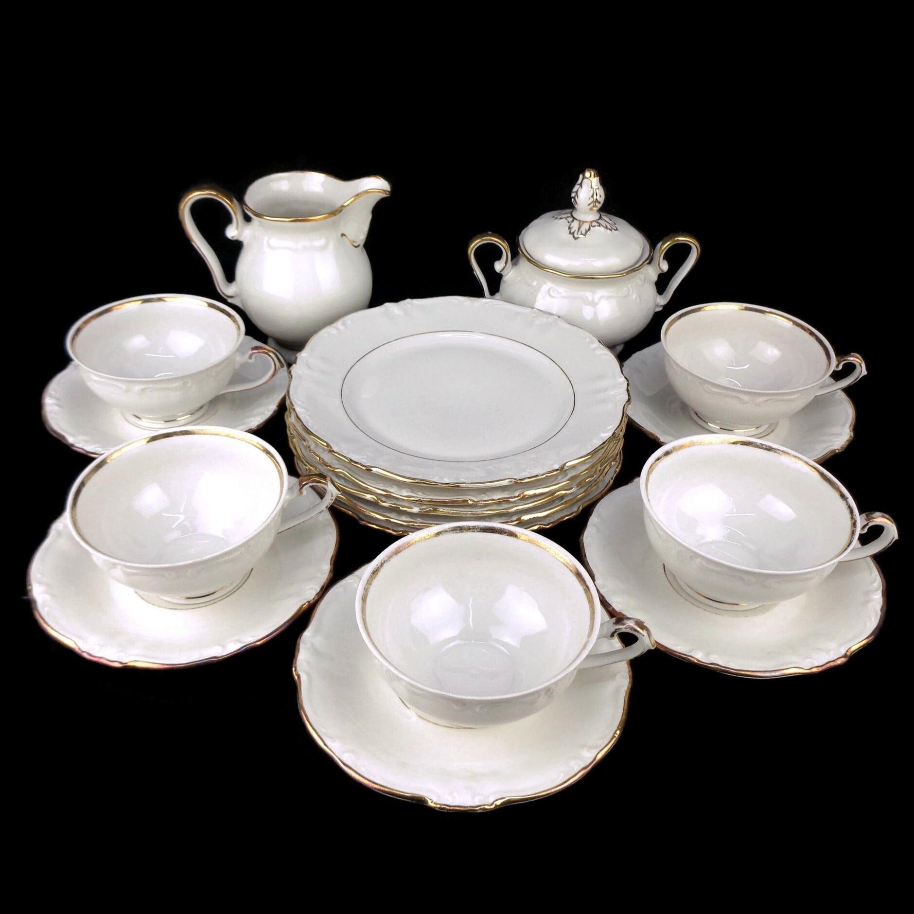 Vintage Porcelain Breakfast Set, Breakfast Dining Set Bavaria Germany ...