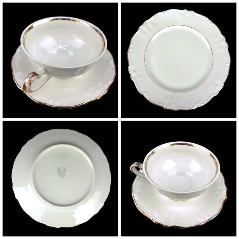 Vintage Porcelain Breakfast Set, Breakfast Dining Set Bavaria Germany ...