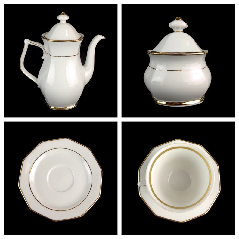 Vintage Porcelain Breakfast Set, Breakfast Dining Set Bavaria Germany ...