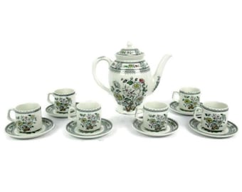 Vintage English Porcelain  Tea Coffee Set