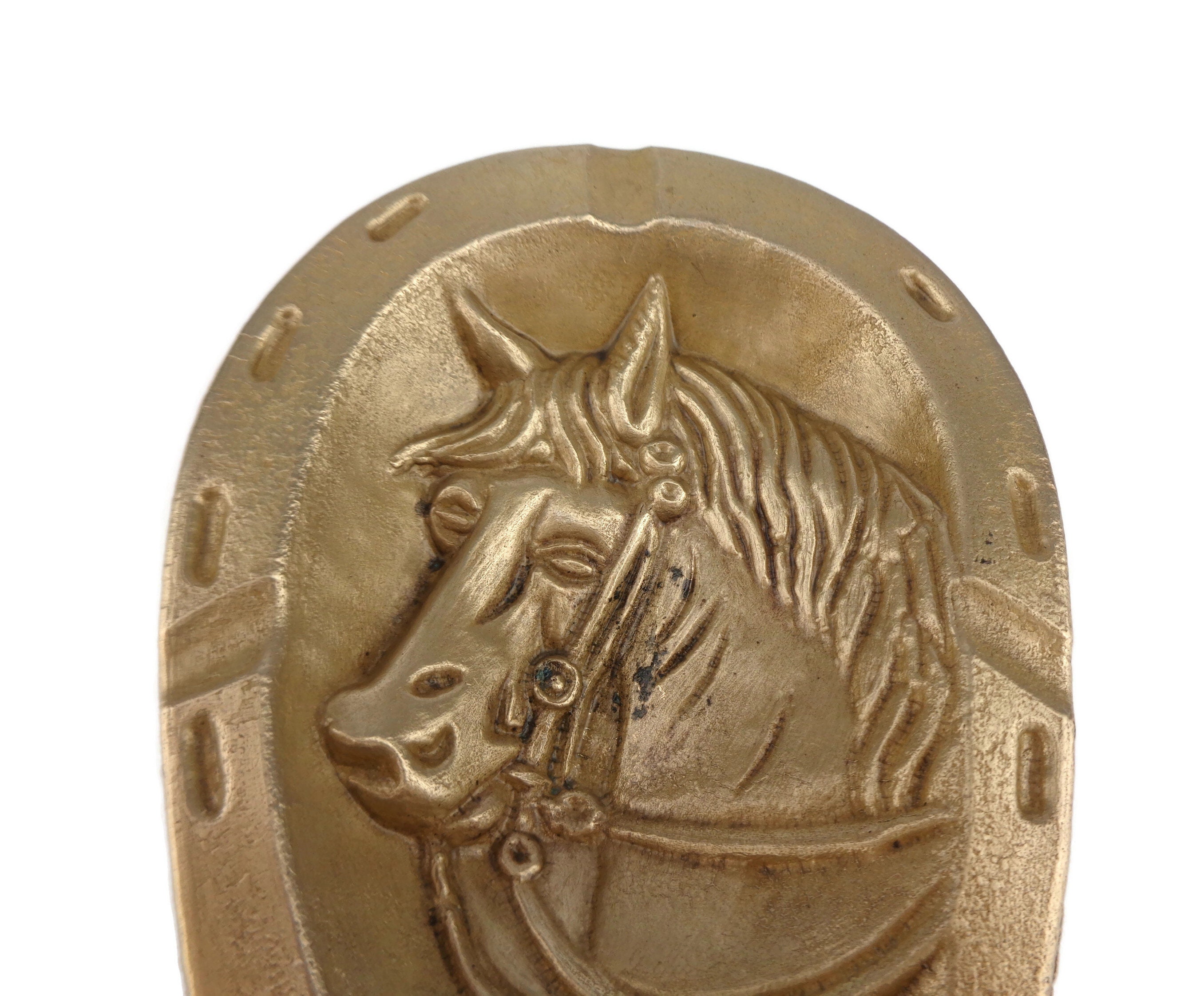 Antique Horse Ashtray, Brass Horse Ashtray - Etsy