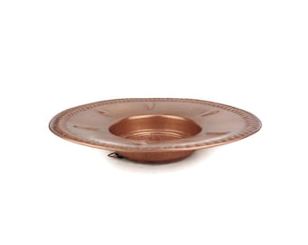 Antique Copper Plate, Handmade Copper Plate, Serving Copper Plate, Engraved Copper Tray, Wall Hanging Copper Plate
