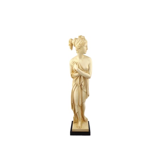 イタリア SCULPTOR A .SANTINI 女神像 高さ約65cm Signed Santini Aphrodite Sculpture, Santini Venus Statue