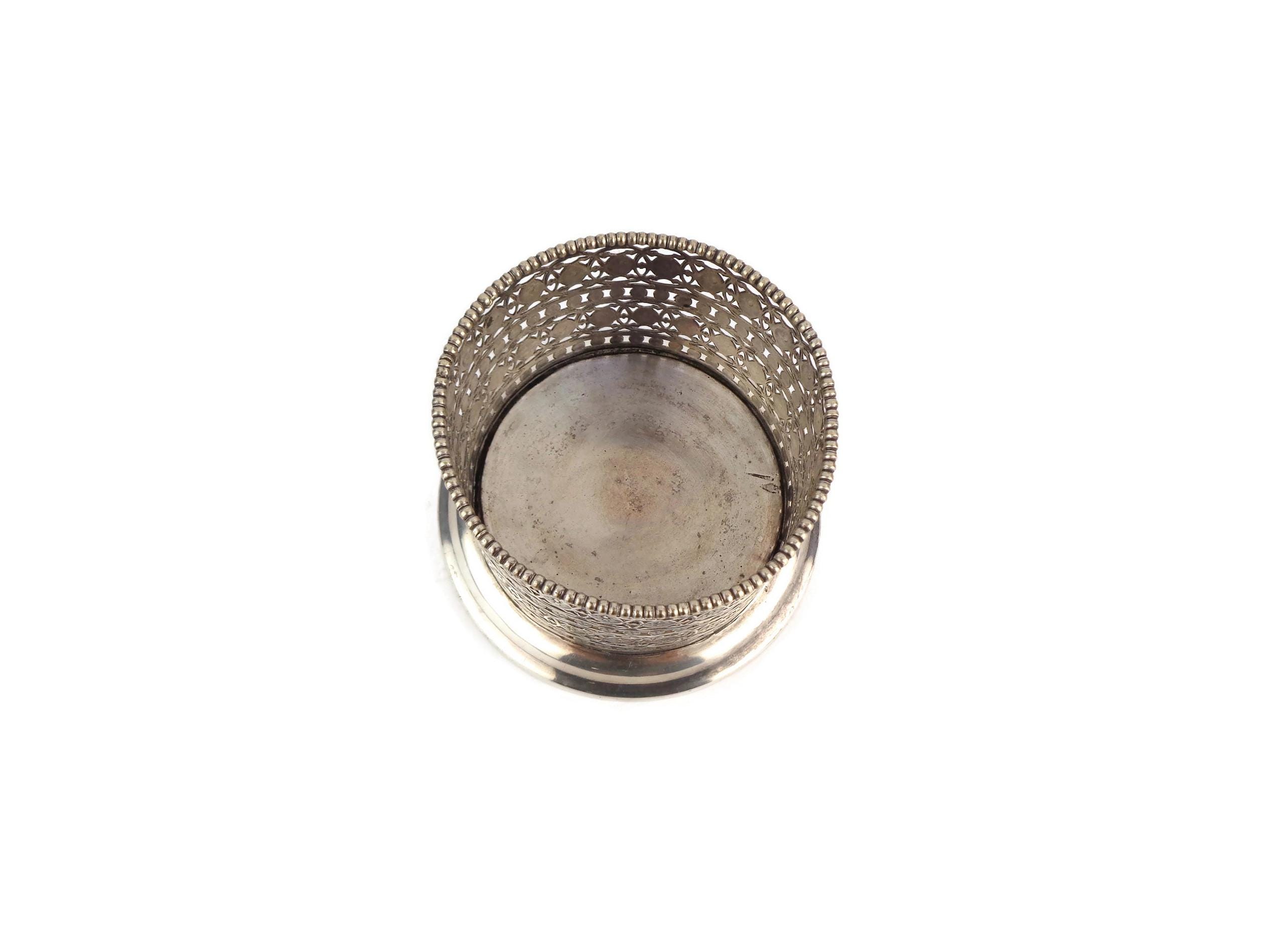 Porte bouteille de vin plaqué argent - France Porte bouteille de vin plaqué argent - France