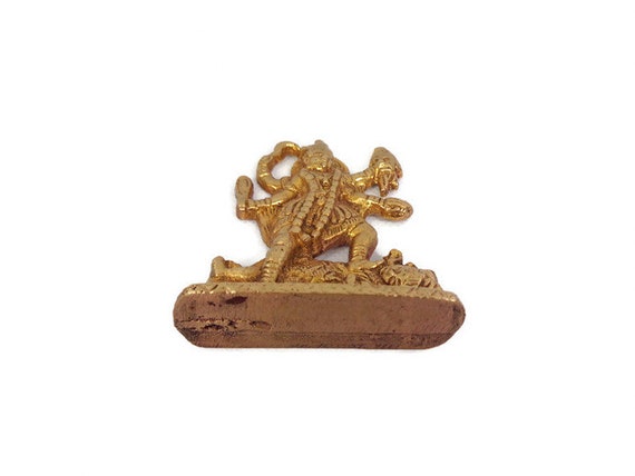 ヒンドゥー教の神カーリーの真鍮像 - Etsy 日本