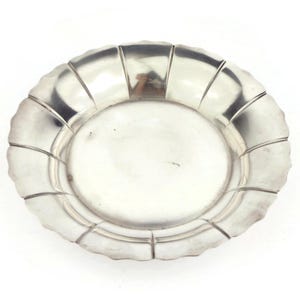 Vintage Silver Plated Plate, Silver Plated Serving Bowl