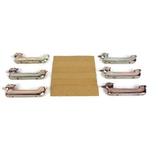 Silver Plated Knife Holder Set of 6 With Original Box, Table Decor France, Vintage Silver Plated Knife Rest Set of 6